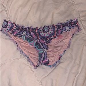 colorful swirl victoria secret swimsuit bottoms